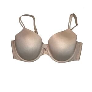 Victoria’s Secret Incredible Perfect Coverage Bra 34D Beige Nude Underwire